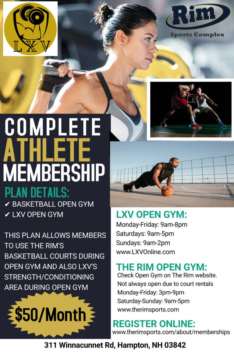 COMPLETE ATHLETE MEMBERSHIP | The RIM Sports Complex